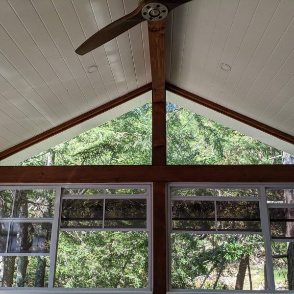 Eilleen Gowan Island screen room windows