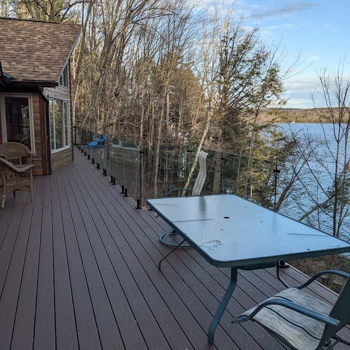 exterior blk spigot railing